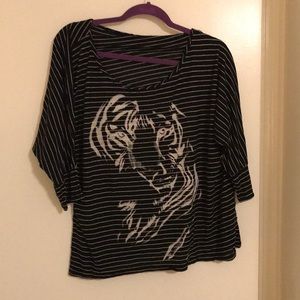 Designer Lauren Moshi Graphic Tiger Tunic